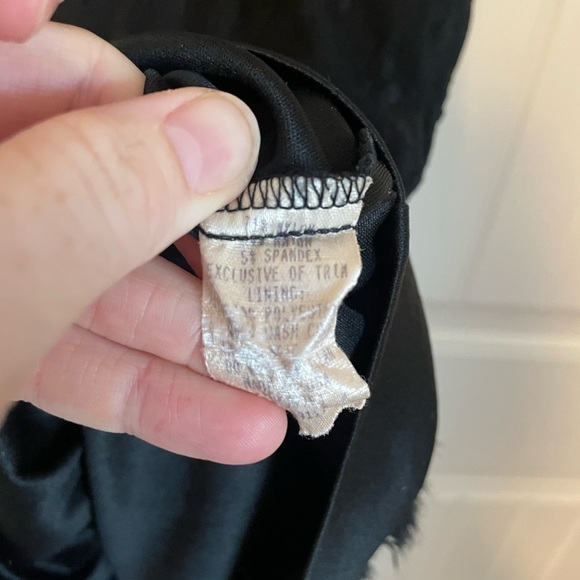 90’s y2k Betsey Johnson black and maroon vintage slip dress size small petite - Picture 9 of 9